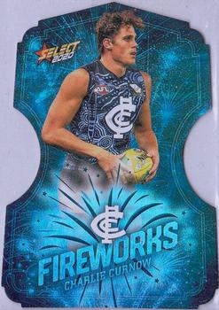 2020 Select Footy Stars - Fireworks Diecuts #FDC18 Charlie Curnow Front